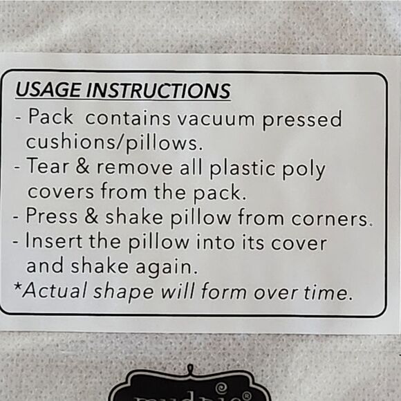 Mud Pie Crochet Pillow -New! - Picture 6 of 11